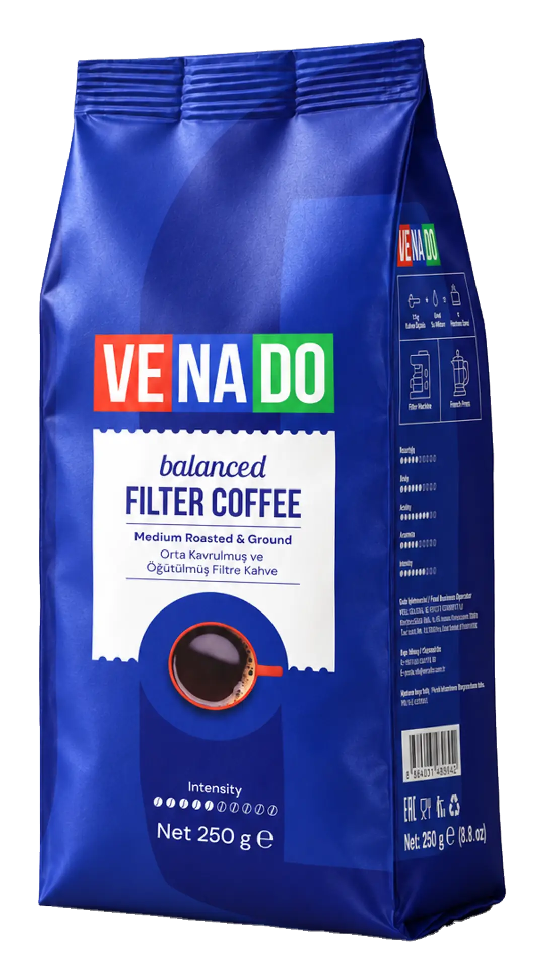Venado Balanced, 250 g · Öğütülmüş
