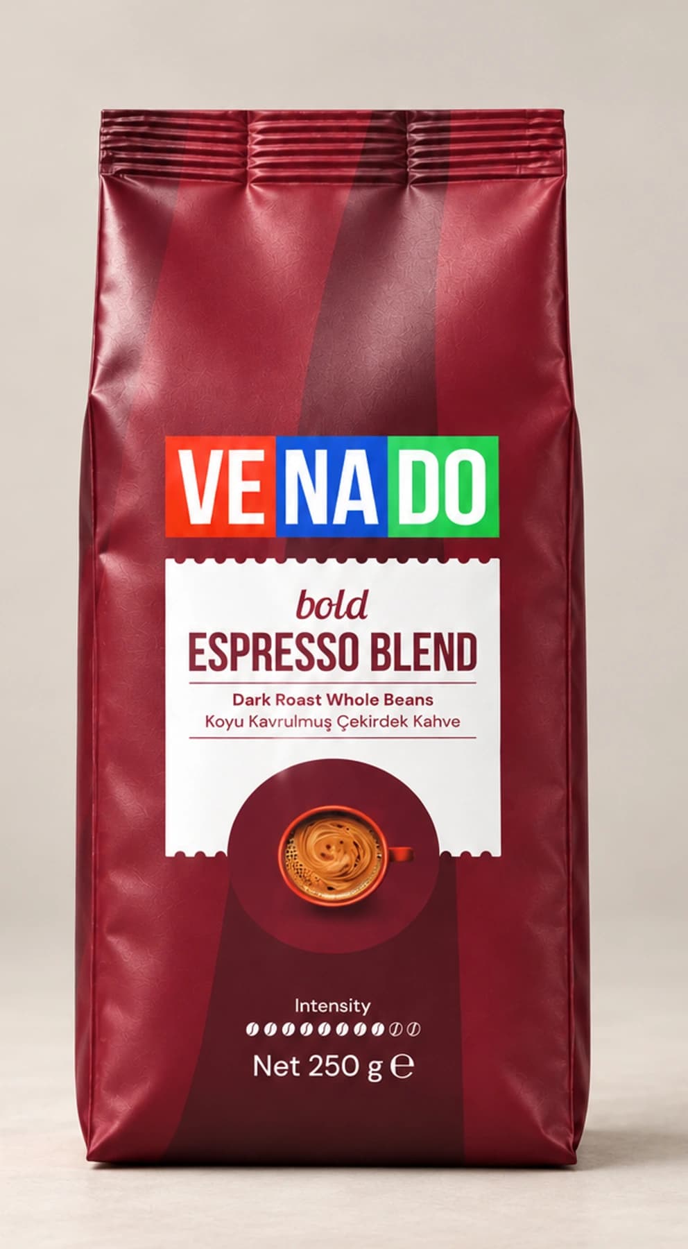 Venado Bold Espresso Blend 250 g · Çekirdek